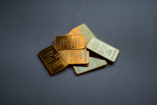 A small collection of Credit Suisse gold bars