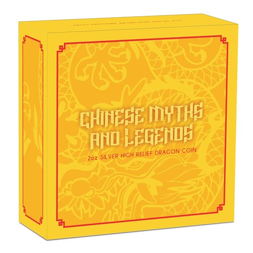 2 oz. Pure Silver Coin - Chinese Myths & Legends (2021)