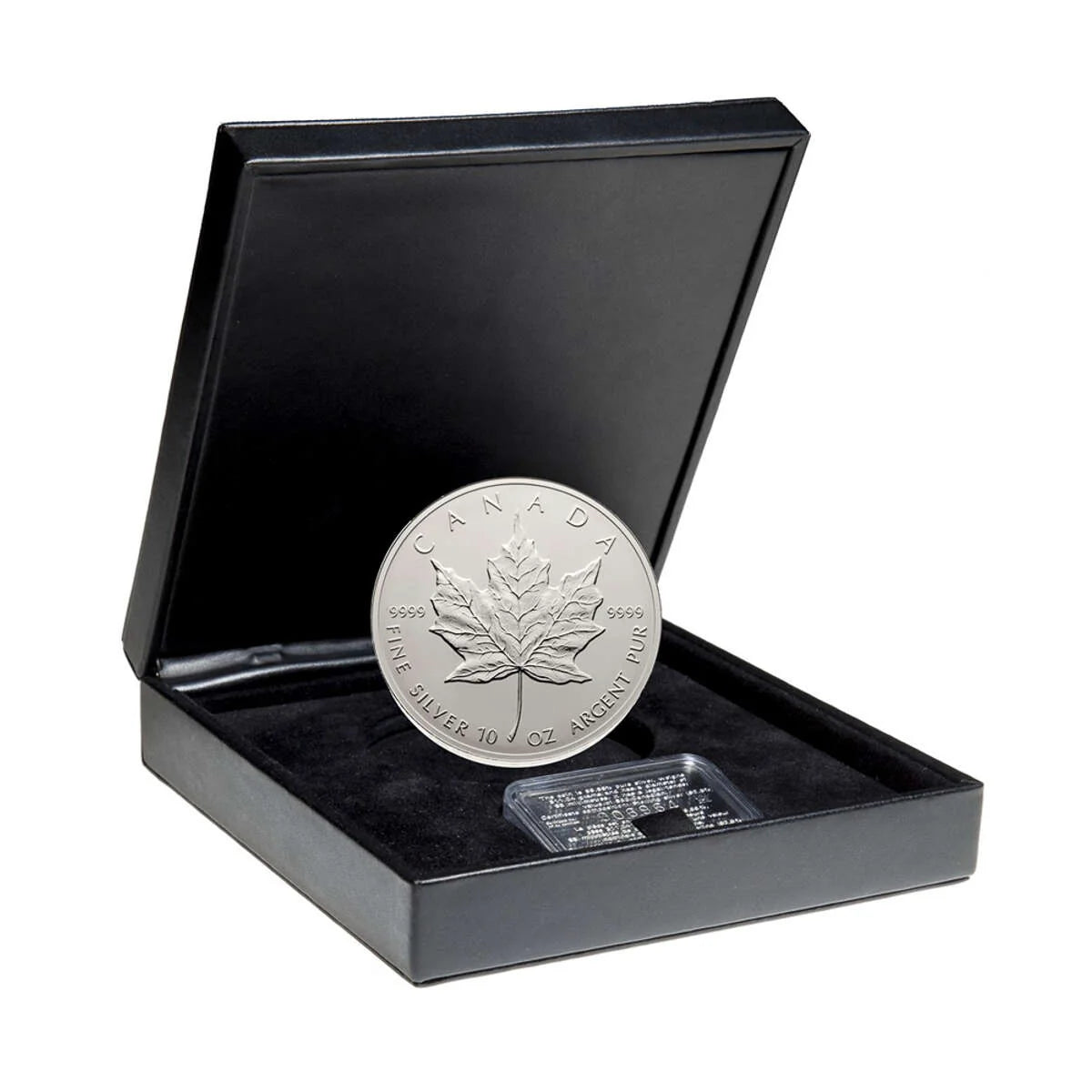 10 oz 1998 $50 The Silver Maple Leaf, 10th Anniversary - Pure Silver Coin