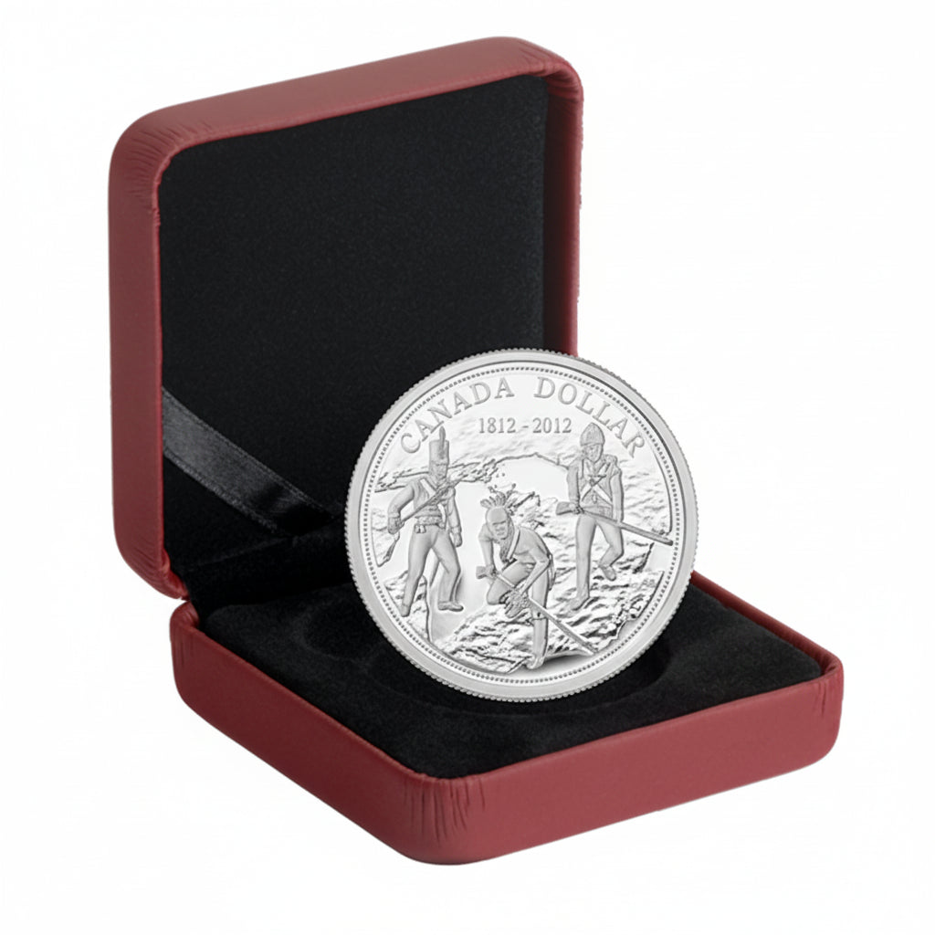 3/4 oz 200th Anniversary of the War of 1812 - Proof Fine Silver Dollar Coin (2012)