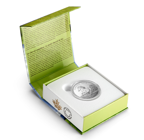 Canadian Horse - $100 for $100 Fine Silver Coin (2015)