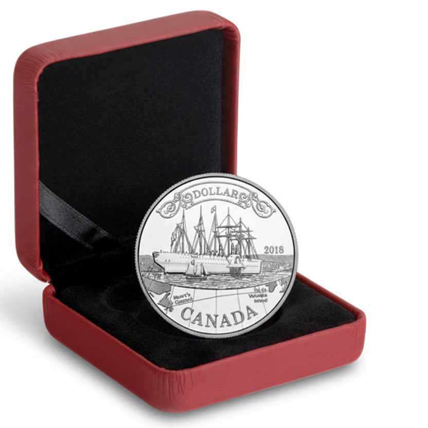 3/4 oz Proof Fine Silver Dollar – 150th Anniversary of the Transatlantic Cable (2016)