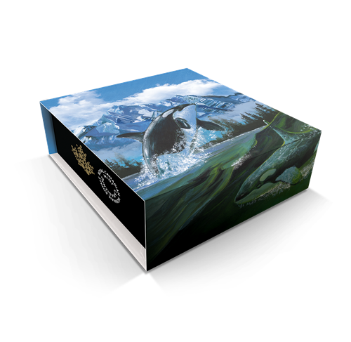 1 oz $100 for $100 Fine Silver Coin – Orca (2016)