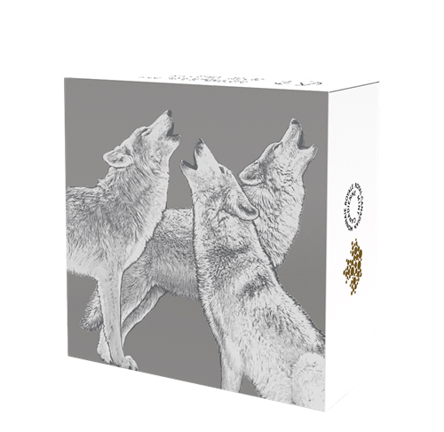 Masters Club Coin Series: COIN #3 - 99.99% Pure Silver Timber Wolf 2017
