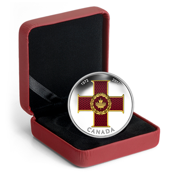1 oz. Pure Silver Coin - Canadian Honours: 45th Anniversary of The Cross of Valour (2017)
