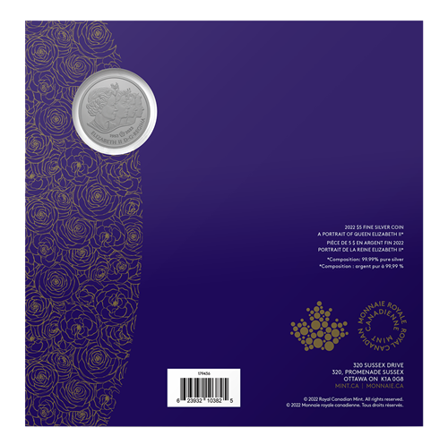 1/4 oz Queen Elizabeth’s Portrait - Fine Silver Coin