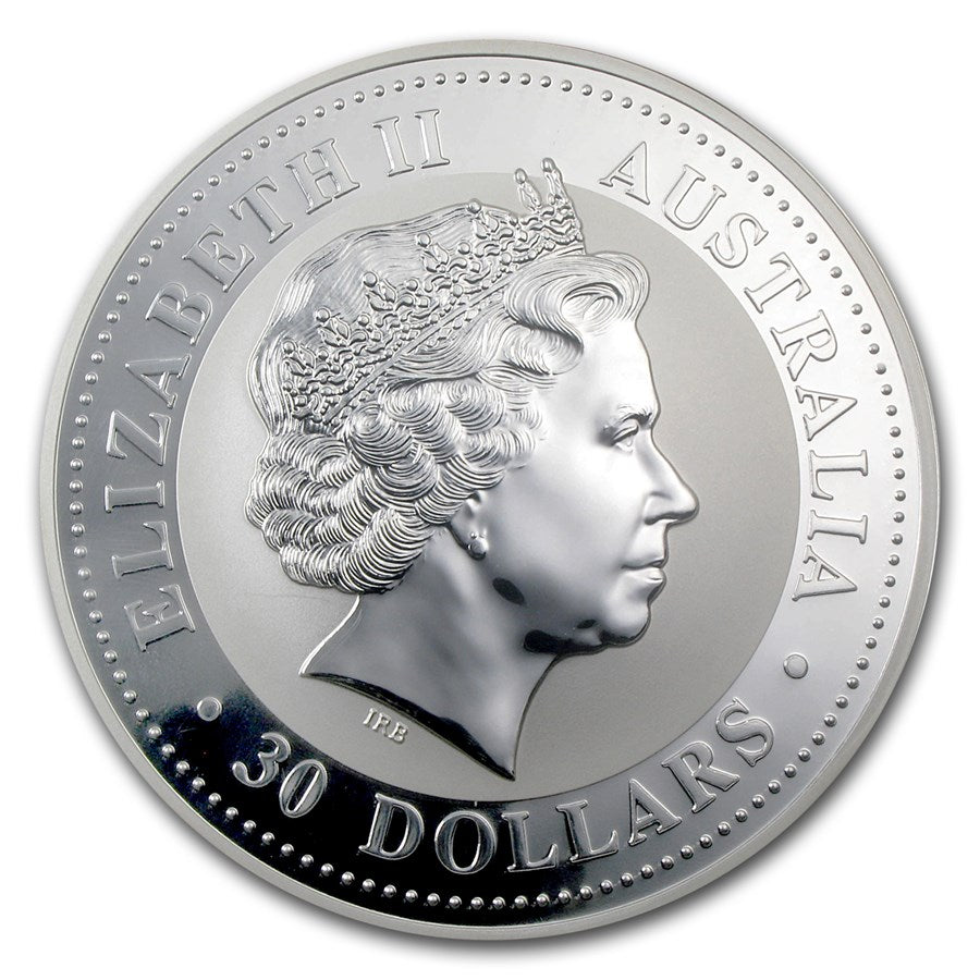 1 Kilogram Silver Coin - 2005 Year of The Rooster - Australia Mint .999 Ag