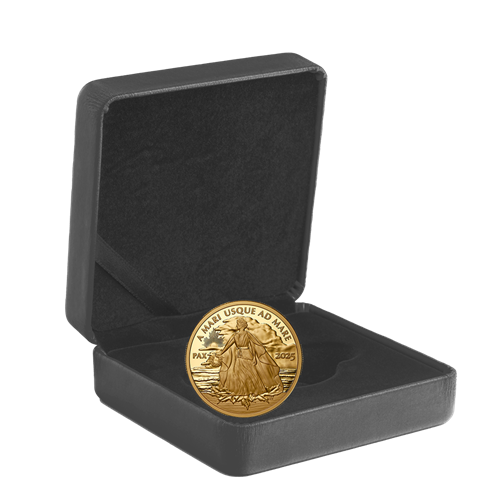 1 oz Pure Gold Coin - 2025 Peace Dollar - Royal Canadian Mint .9999 Au