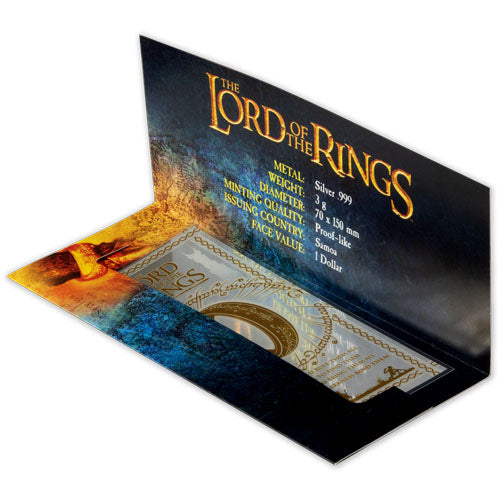 3 Gram Samoa Silver Lord of the Rings Note