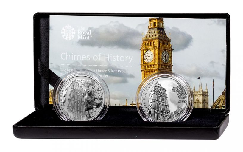 Landmarks of Britain Pure Silver Two-Coin Set: Big Ben (2017)