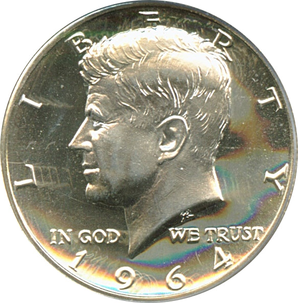 American 90% Circulated Silver Half Dollar - $0.50 Face Value USD - 0.900 Ag - Random Year (Kennedy)