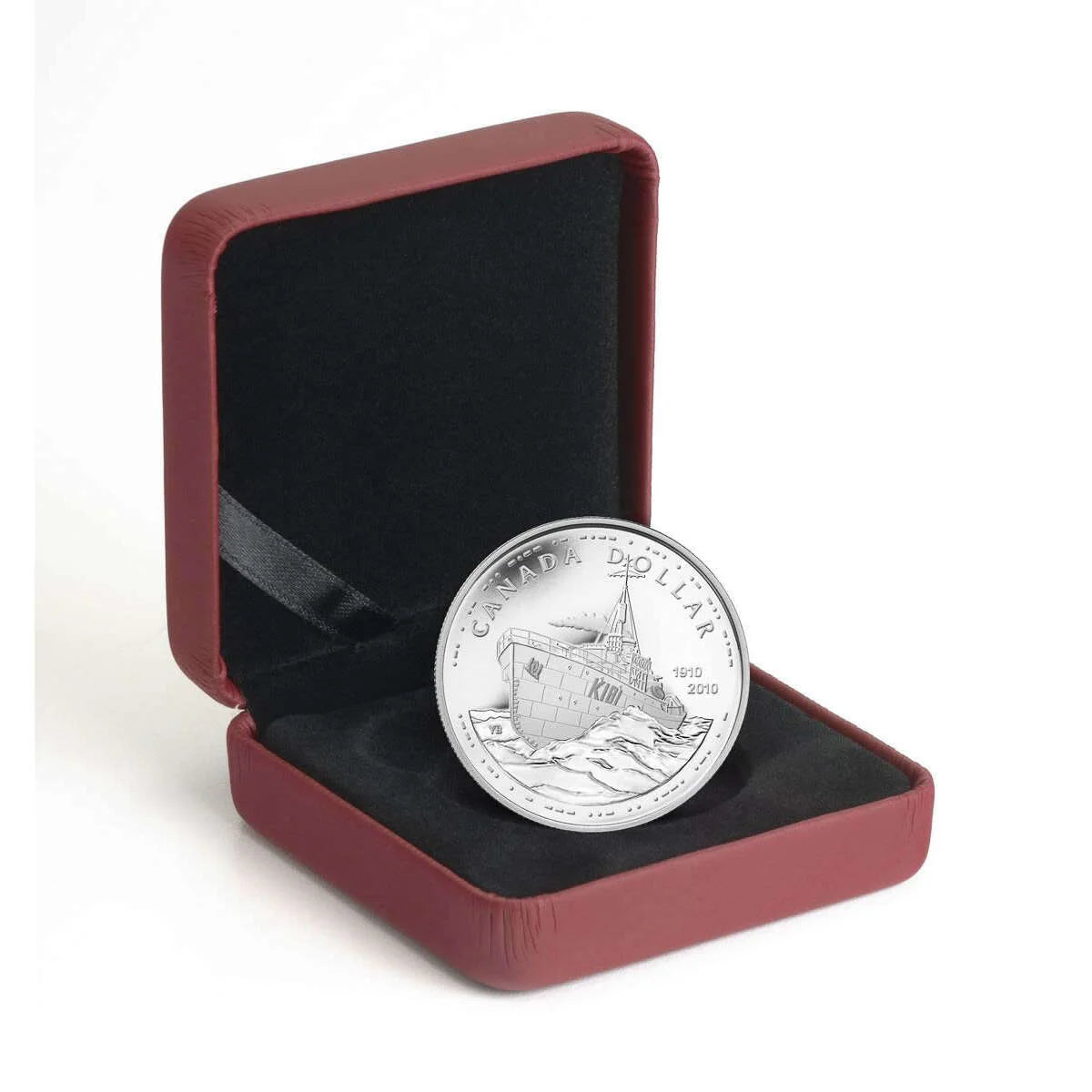 3/4 oz 2010 $1 The Canadian Navy, 100th Anniversary - Silver Dollar Proof
