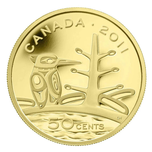 1/25 Ounce Pure Gold Coin - Boreal Forest (2011)