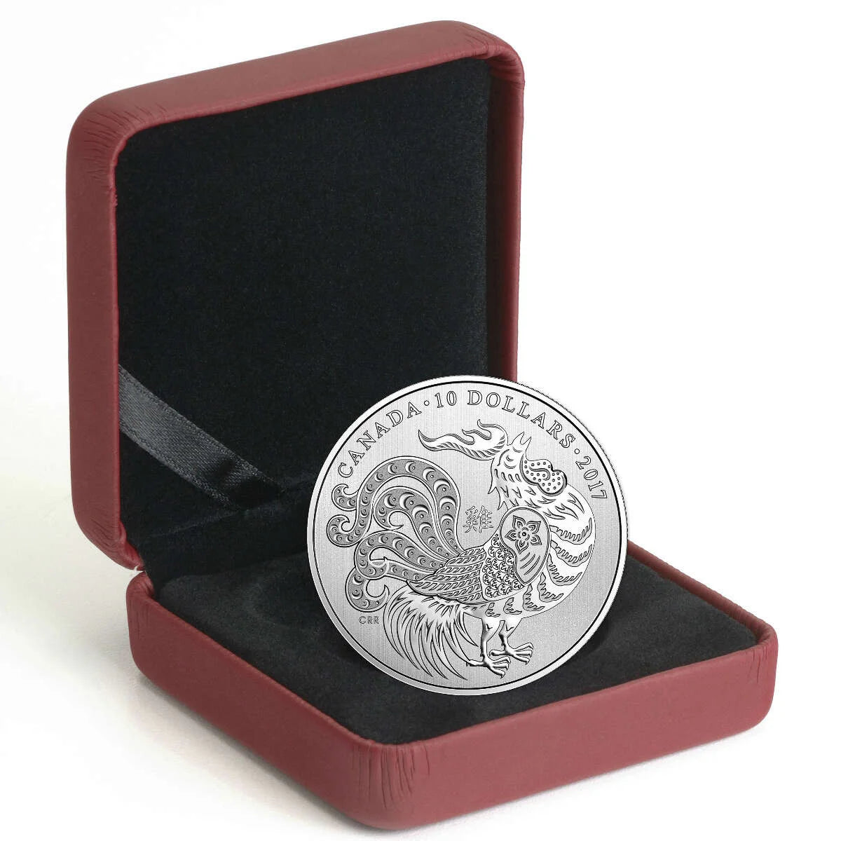 1/2 oz 2017 $10 Year of the Rooster - Pure Silver Coin