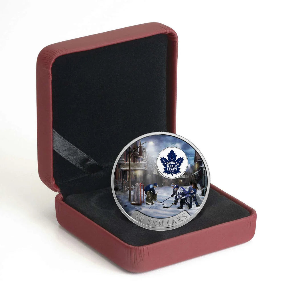 1/2 oz. Pure Silver Coloured Coin - Passion to Play: Toronto Maple Leafs® (2017)
