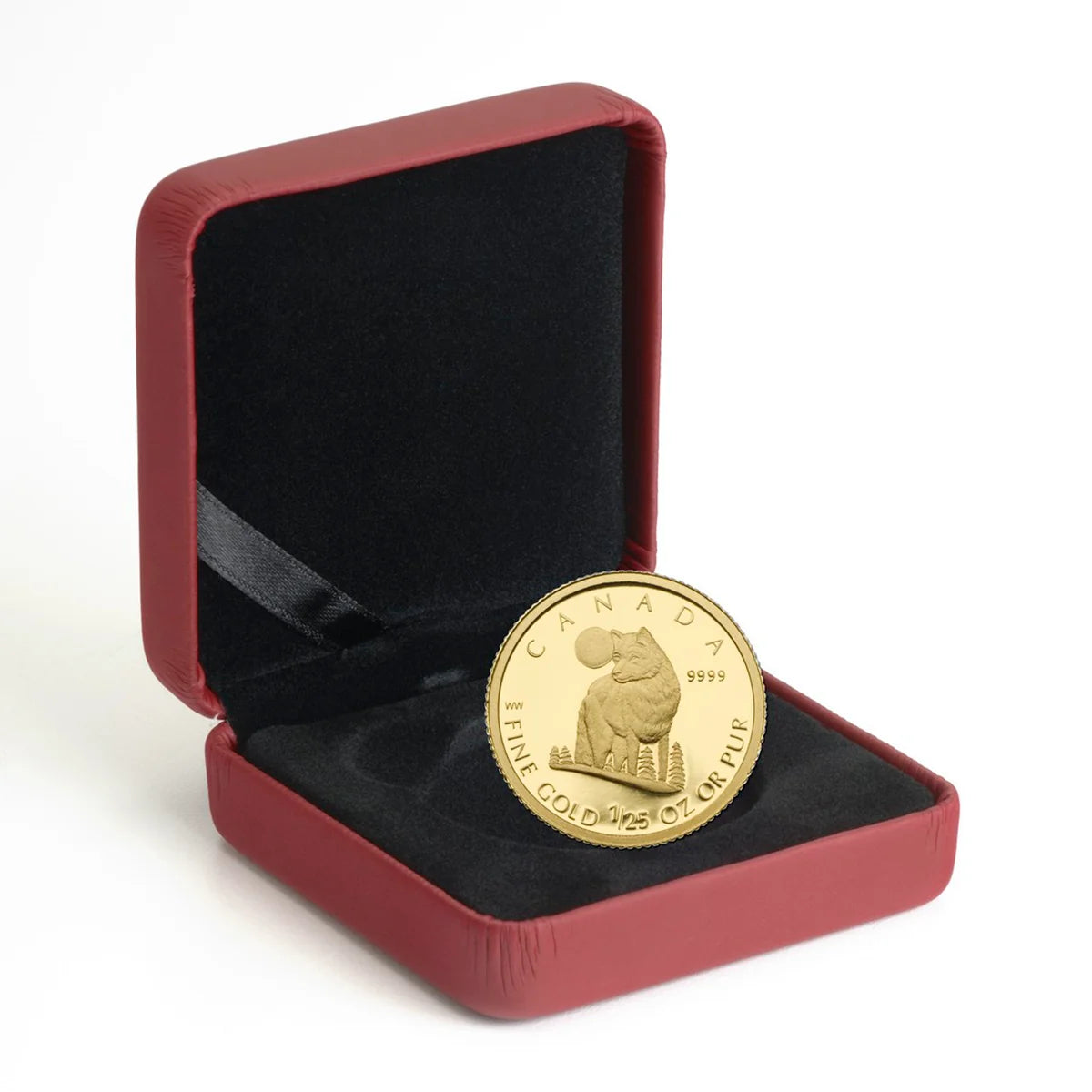 1/25 oz 2007 50c The Wolf - Pure Gold Coin