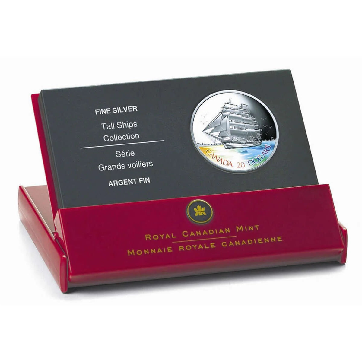 1 oz 2005 $20 Tall Ships: Three-Masted Ship - Pure Silver Coin