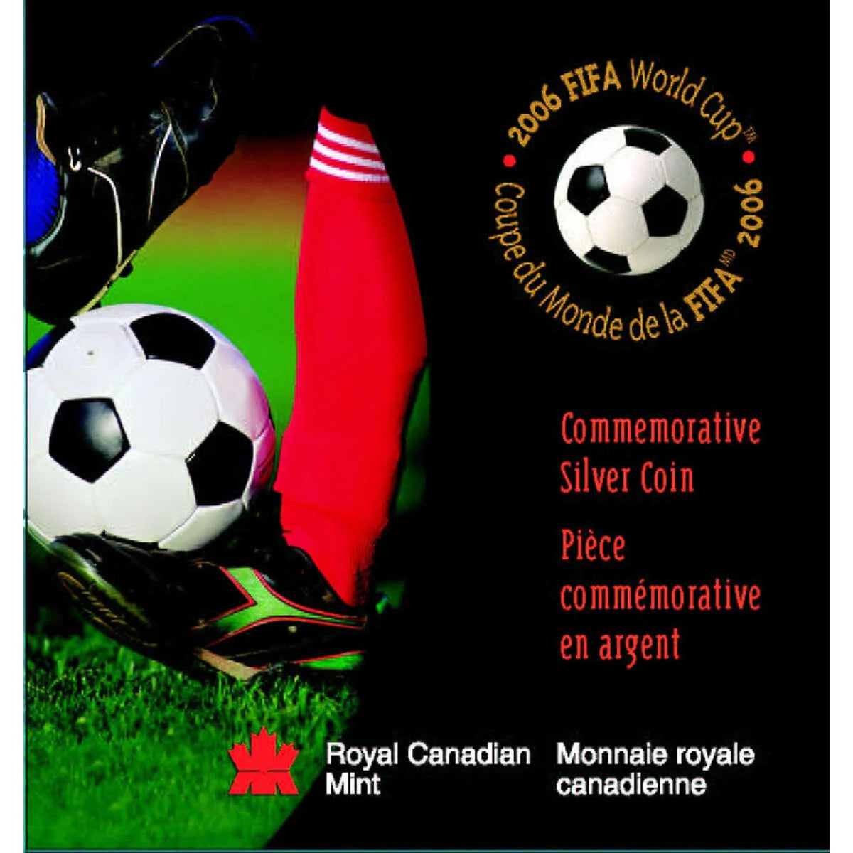 1 oz 2003 $5 2006 F.I.F.A. World Cup - Pure Silver Coin