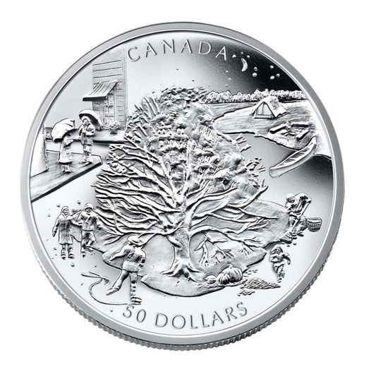 5 oz 2006 $50 Four Seasons - Pure Silver Coin