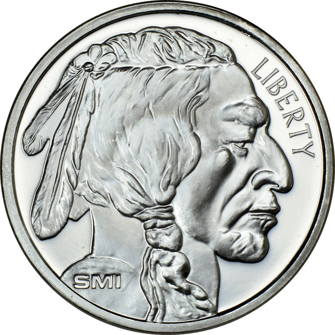 1 oz Silver Round - Buffalo - Sunshine Mint .999 Ag