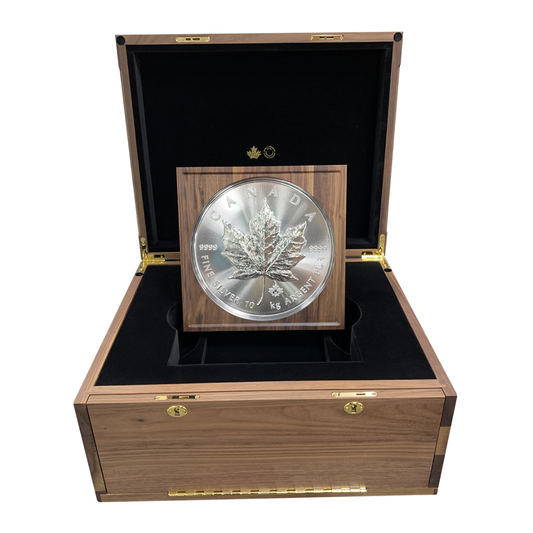 10 Kilogram Silver Maple Leaf Coin - Royal Canadian Mint .9999 Ag (Mintage: 299)
