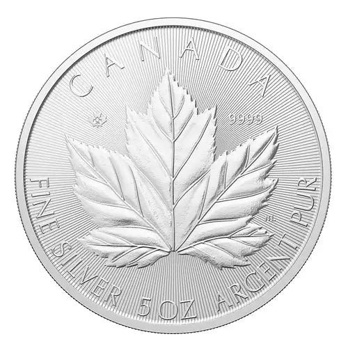 5 oz Silver Coin - 2026 Grand Maple Leaf - Royal Canadian Mint .9999 Ag