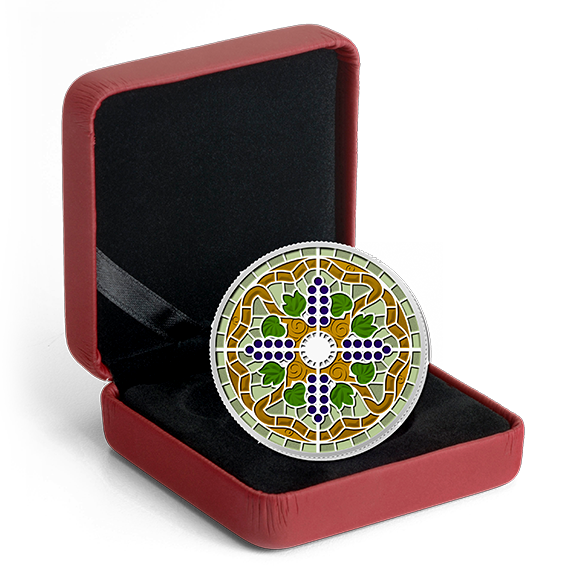 1 oz. Fine Silver Coin - Stained Glass: Casa Loma - Mintage: 7,500 (2014)