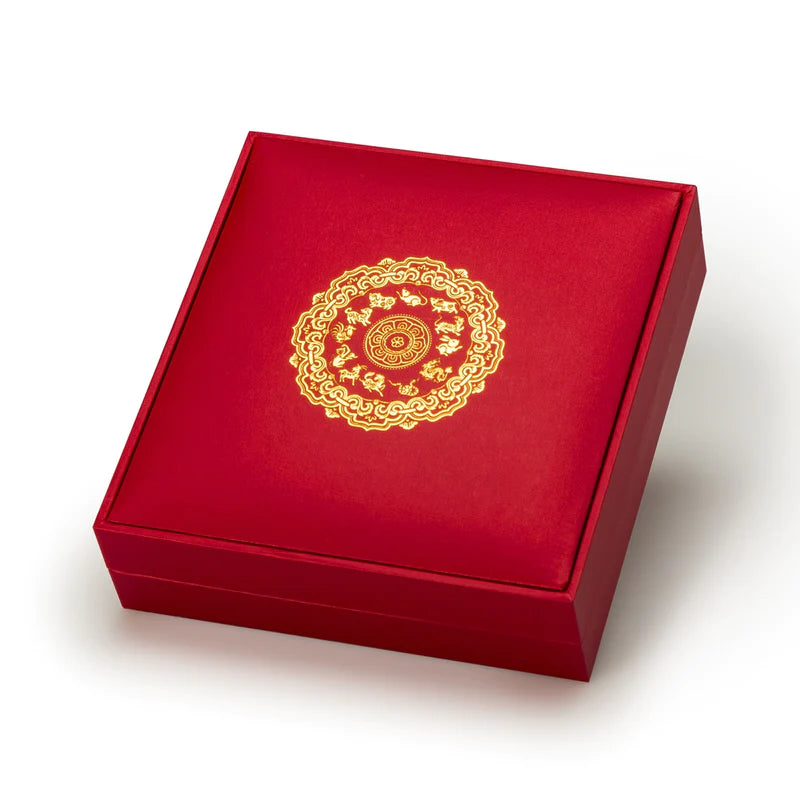 Lunar Year of the Rabbit - 1 oz. Pure Silver Coin With Gold-Plating & Pearl Inlay (2023)