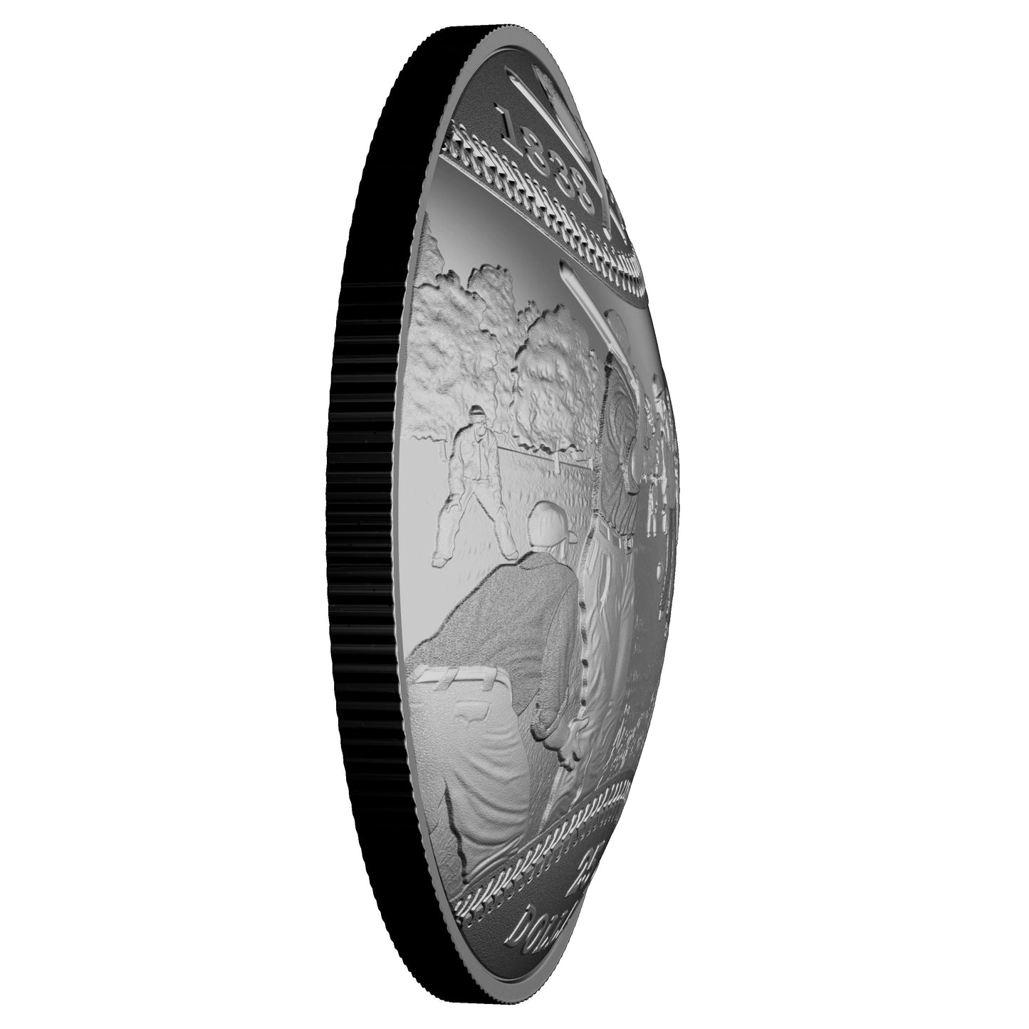 180th Anniversary of Canadian Baseball - 2018 Canada Pure Silver Convex Coin - Royal Canadian Mint