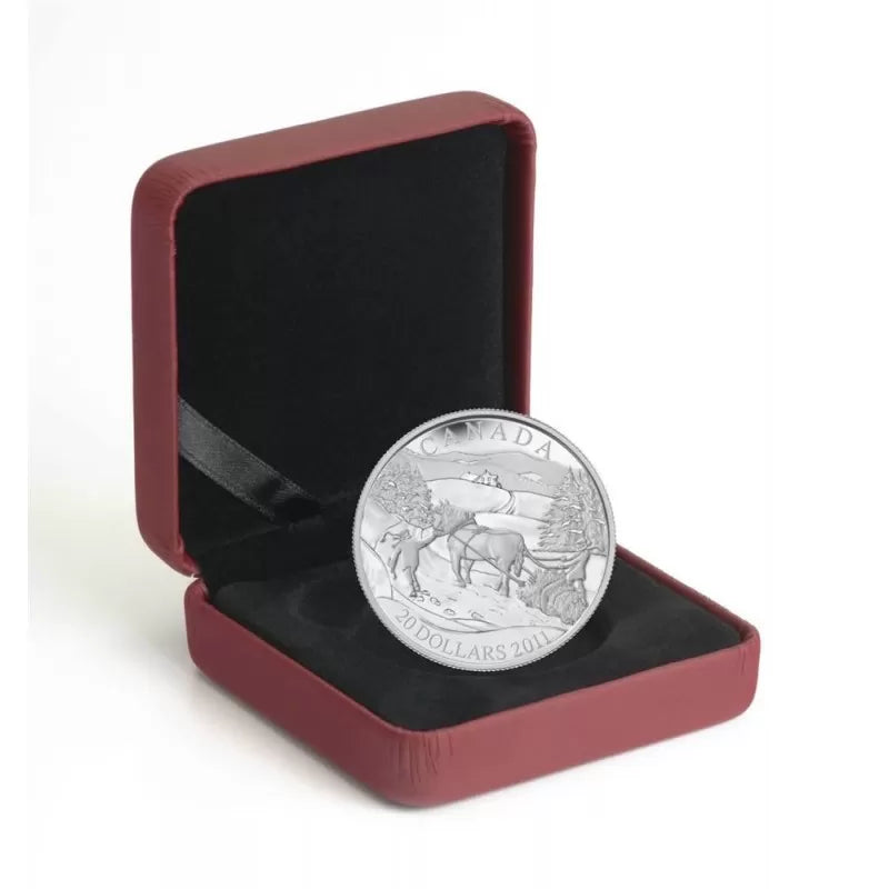 Sterling Silver Coin - Winter Scene (2011)