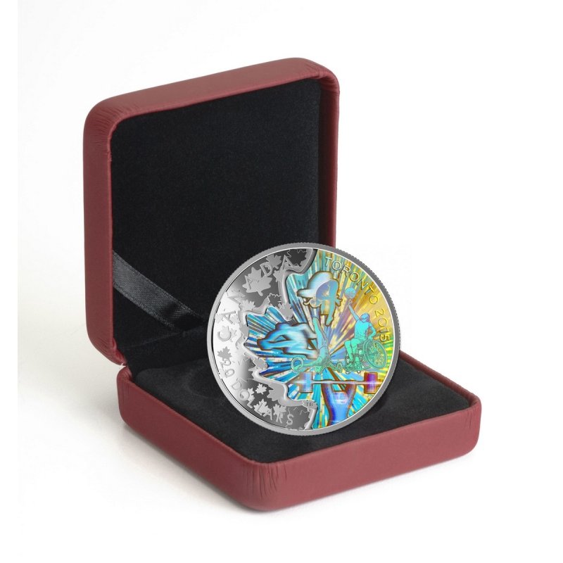 1 oz. Fine Silver Hologram Coin - TORONTO 2015TM Pan Am and Parapan Am Games: In the Spirit of Sport