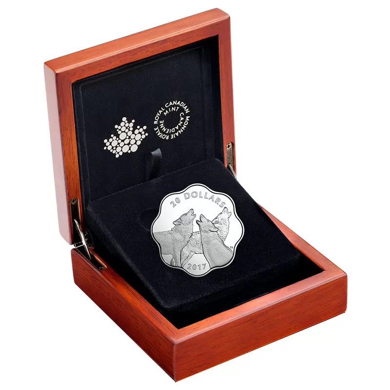 $20 Fine Silver Coin - Master of the Land: The Timber Wolf (2017)