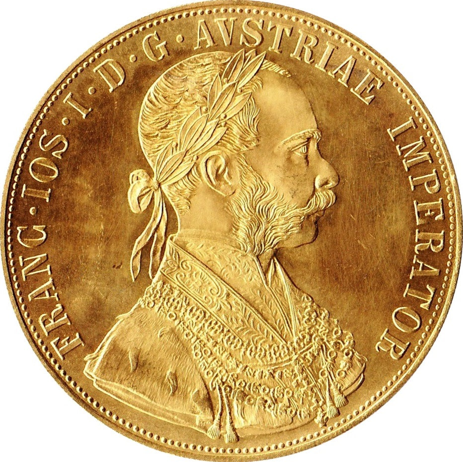 4 Ducat Gold Coin - Franz Joseph I - Austria - Random Year - .986 Au