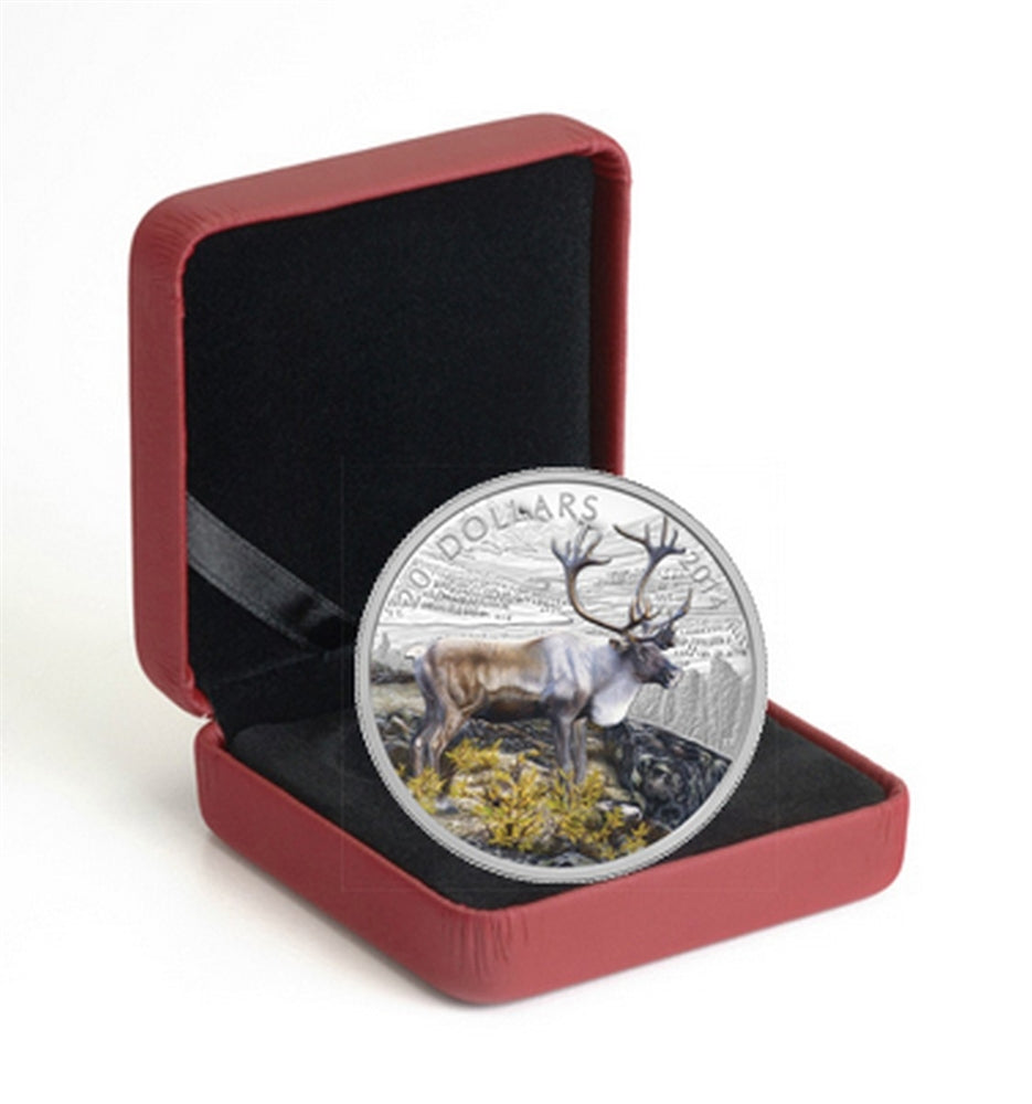 1 oz. Fine Silver Coin - The Caribou - Mintage: 8,500 (2014)