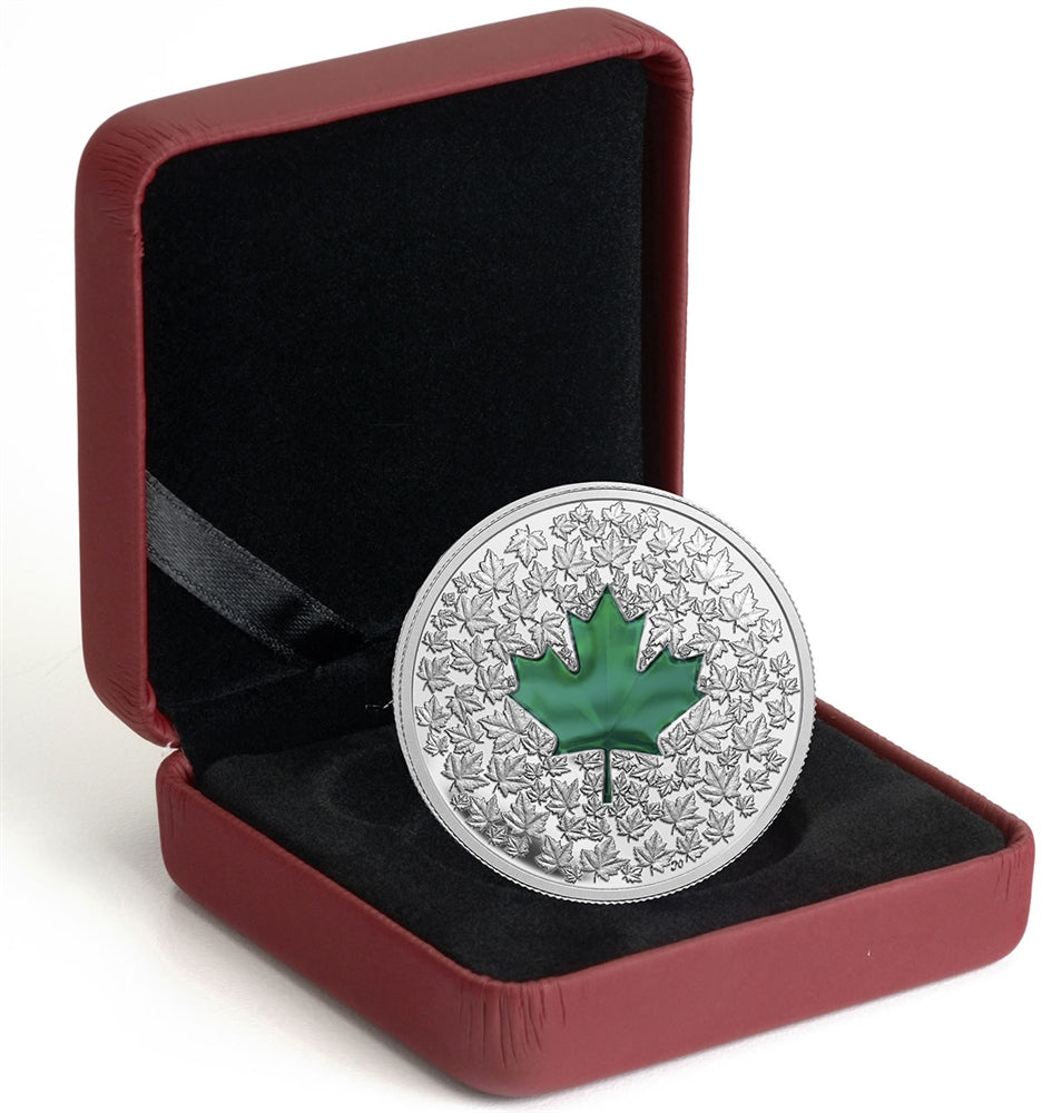 1 oz. Fine Silver Coin - Maple Leaf Impression - Mintage: 7,500 (2014)