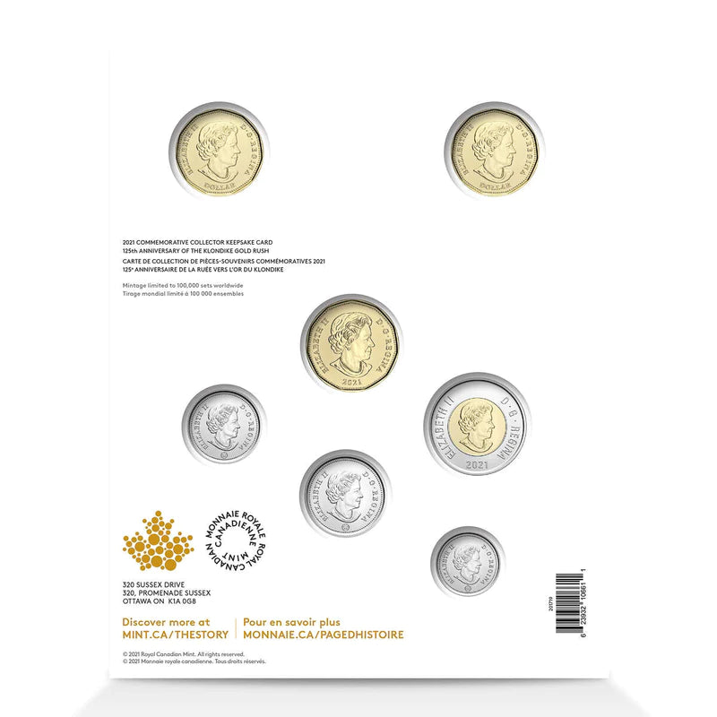 125th Anniversary of the Klondike Gold Rush - Commemorative Collector Keepsake Card (2021)