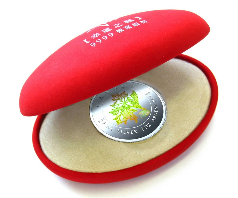 $5 Maple of Good Fortune - 1 oz. Pure Silver Coin (2003)