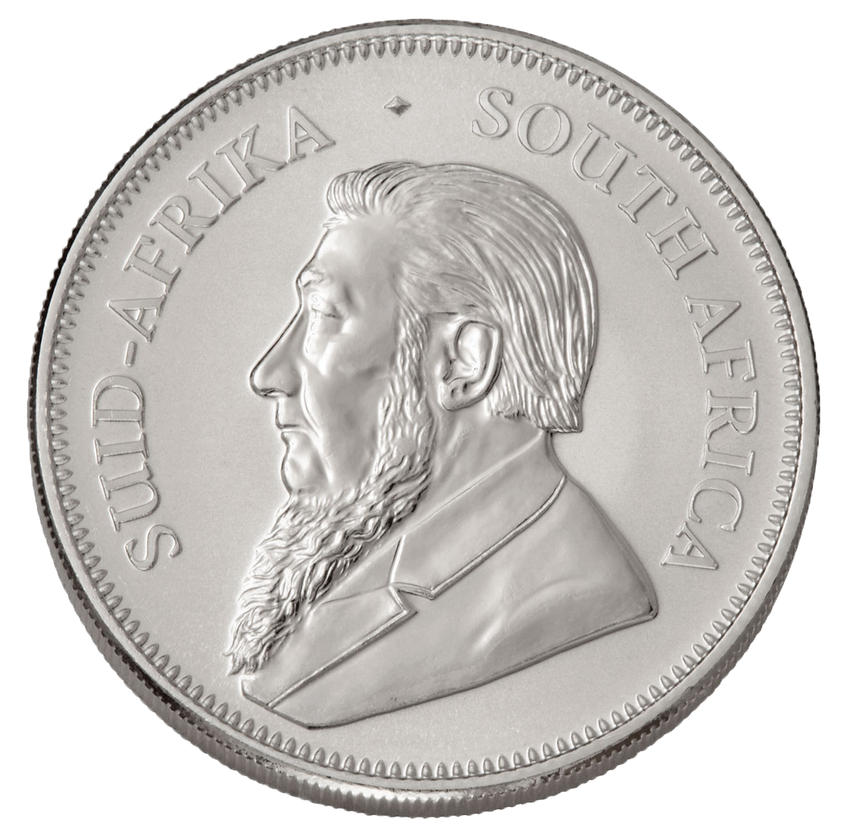 Buy 1 Oz Silver Coin South African Mint Krugerrand Silver Buy 1 Oz Silver Krugerrand Obverse 2021