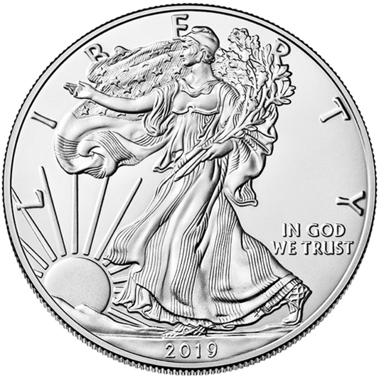 1 oz Silver Eagle Coin - Backdated - United States Mint - US Mint .999 Ag