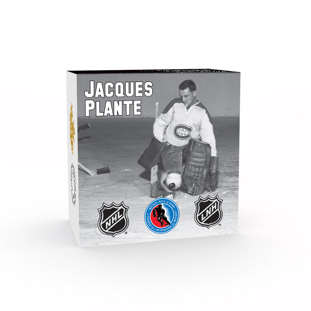NHL Goalies: Jacques Plante Montreal Canadiens - 2015 Canada Pure Silver Coin - Royal Canadian Mint