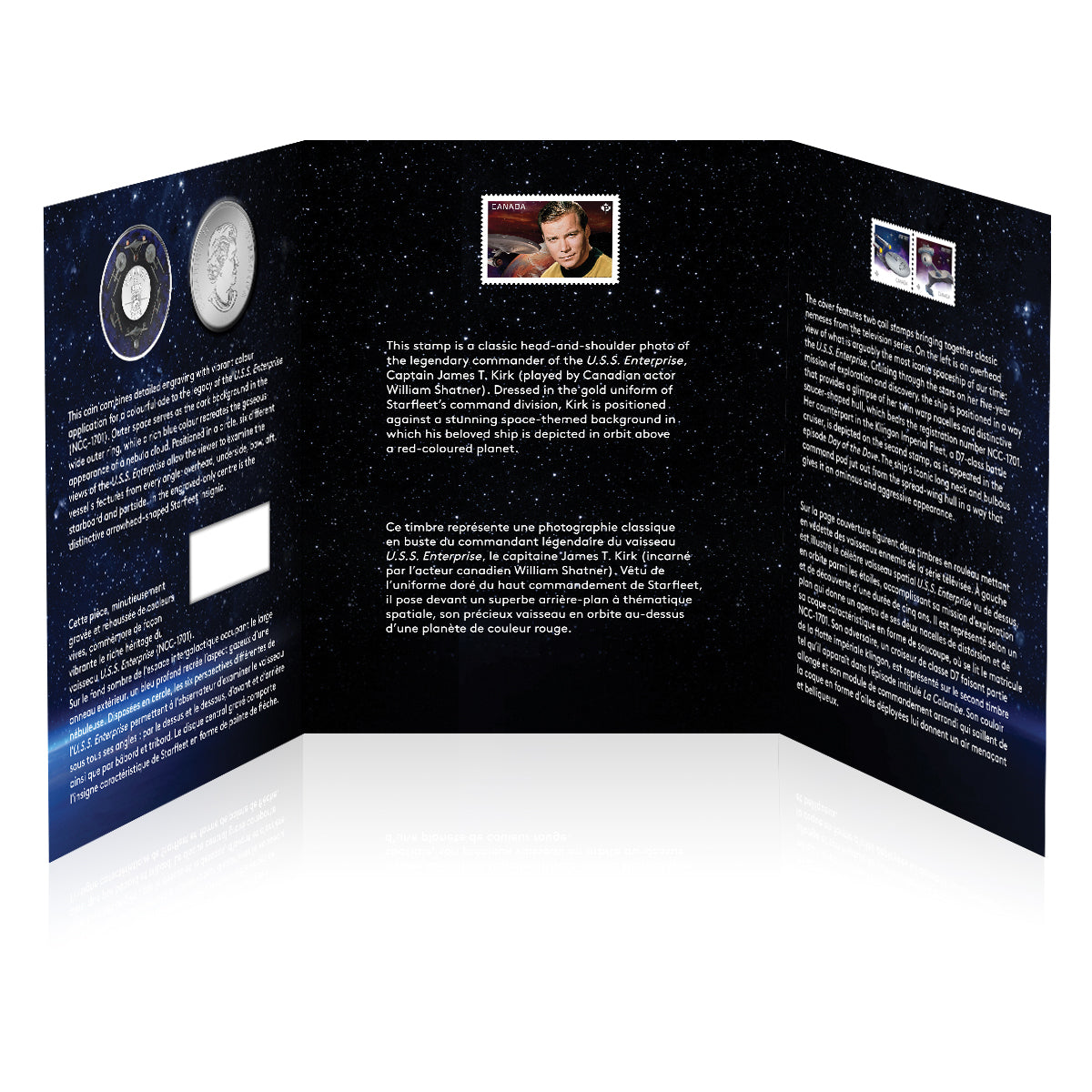 Star Trek™ 2016 Canada Stamp and Coin Set - Royal Canadian Mint
