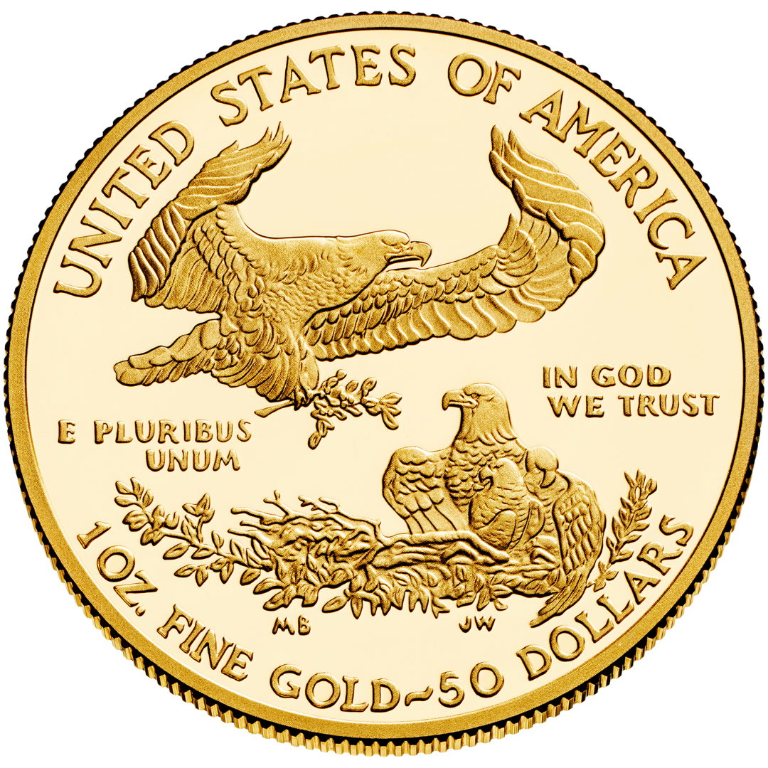 1 oz Backdated Gold Eagle Coin - US Mint