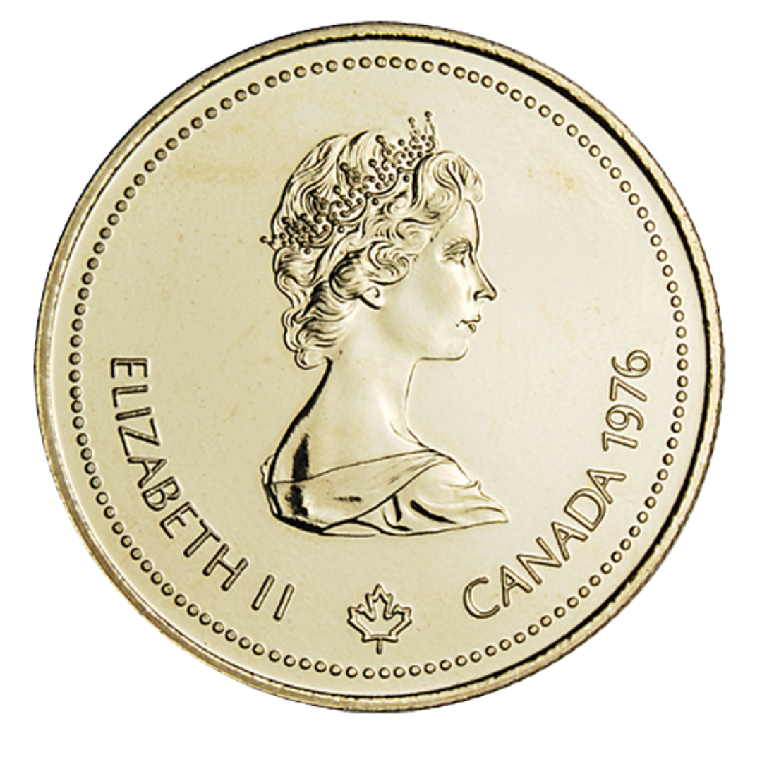 14kt Montreal Olympic Gold Coin - $100 - 1976 Canada - .583 Au