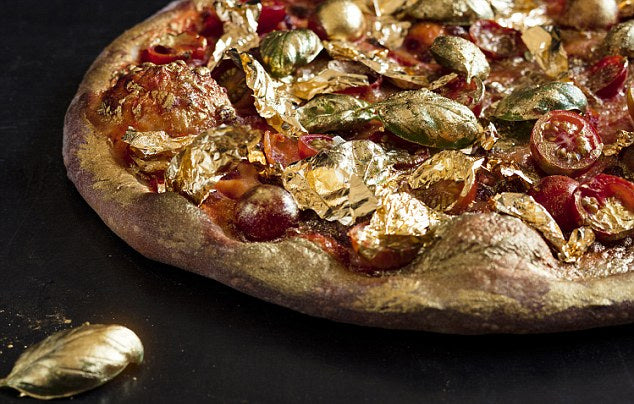 Gold pizza and why do people eat gold