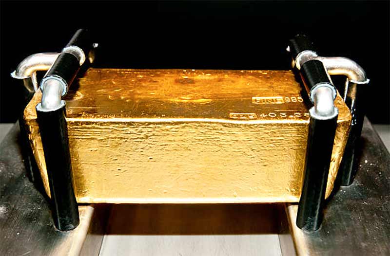 Image of Gold Bar for How Much Gold is In The Ocean