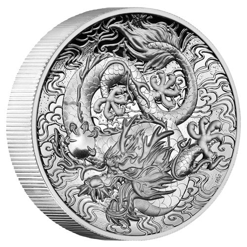 2 oz. Pure Silver Coin - Chinese Myths & Legends (2021)