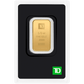 1/2 oz Gold TD Bank Bar - Toronto Dominion Bank - .9999 Au