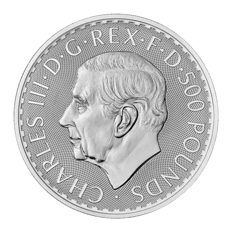 1 Kilogram Silver Coin - 2025 Britannia - Royal Mint .999 Ag