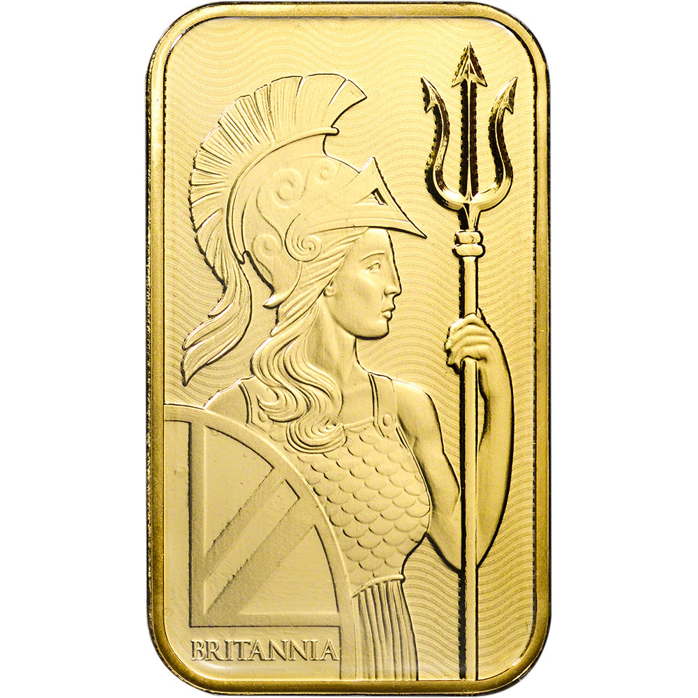 1 oz Gold Bar - Britannia - Royal Mint .9999 Au