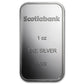 1 oz Silver Scotiabank Bar - Scotiabank - .999 Ag
